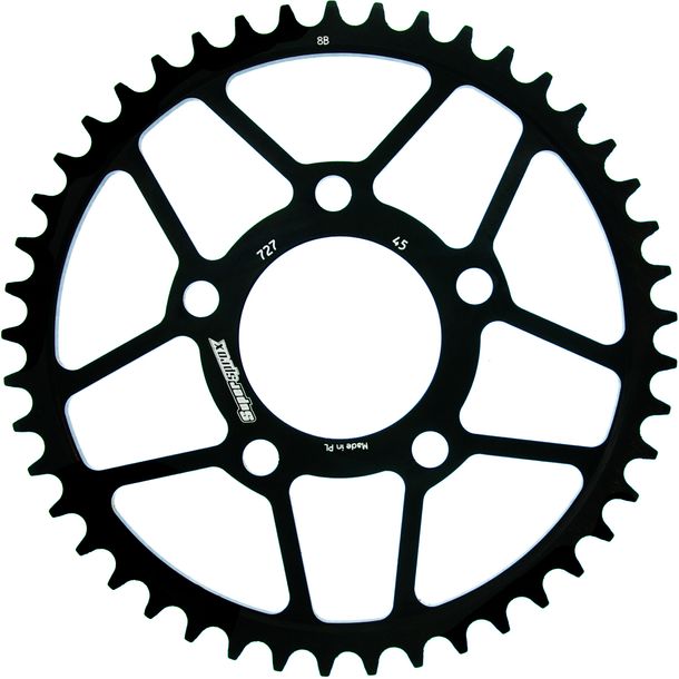 Kettenrad Supersprox 525 LK 100,0mm Ø 70mm 45Z 5-Loch Stahl schwarz