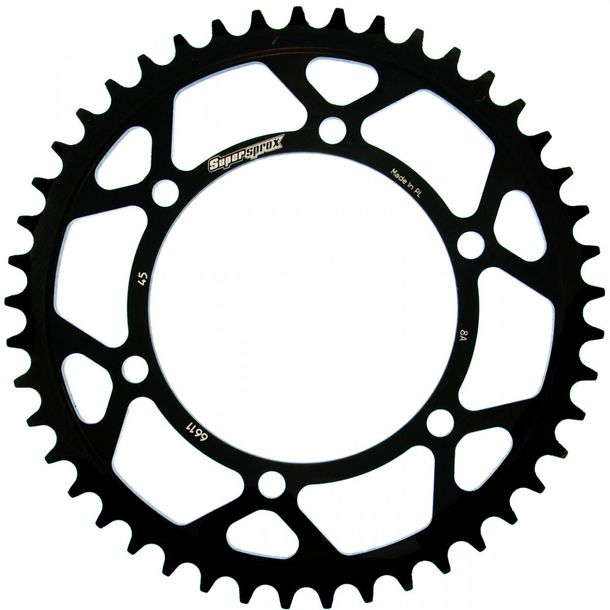 Kettenrad Supersprox 525 LK 140,0mm Ø 121mm 45Z 6-Loch Stahl schwarz