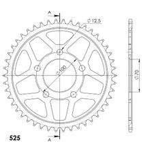 Kettenrad Supersprox 525 LK 100,0mm Ø 70mm 46Z 5-otvorová ocel černá