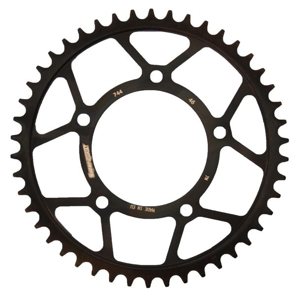 Supersprox 525 LK 124,0mm Ø 100mm 46T Pignone in acciaio a 5 fori nero