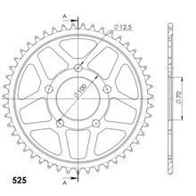 řetězové kolo Supersprox 525 LK 100,0mm Ø 70mm 47Z 5-děrové ocelové černé