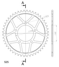Rozetka Supersprox 525 LK 110,0mm Ø 87mm 48Z 5-děr ocel černá