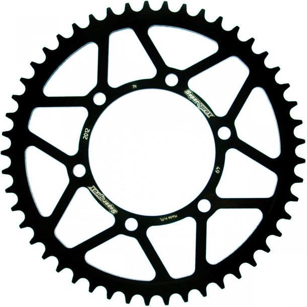 Kettenrad Supersprox 525 LK 125,0mm Ø 106mm 49Z 6-Loch Stahl schwarz