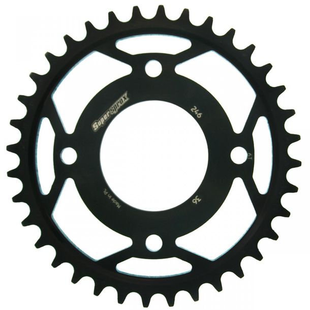 Kettenrad Supersprox 530 LK 110,0mm Ø 70mm 36Z 4-Loch Stahl schwarz