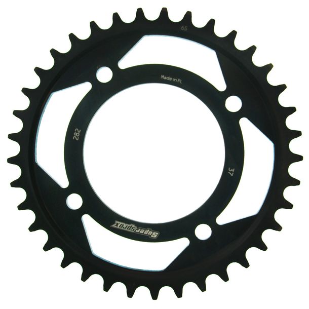 Kettenrad Supersprox 530 LK 124,0mm Ø 94mm 37Z 4-Loch Stahl schwarz