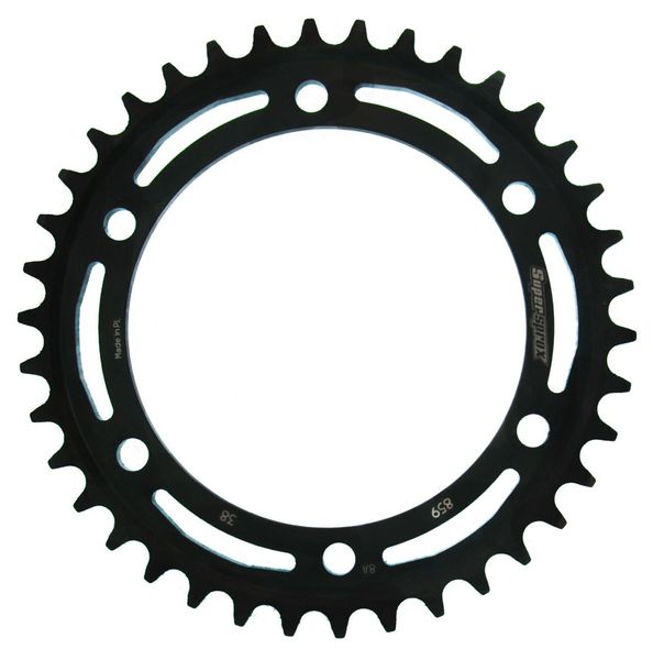 Kettenrad Supersprox 530 LK 150,0mm Ø 130mm 38Z 6-Loch Stahl schwarz