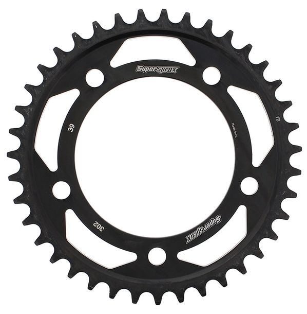 Kettenrad Supersprox 530 LK 138,0mm Ø 112mm 39Z 5-Loch Stahl schwarz