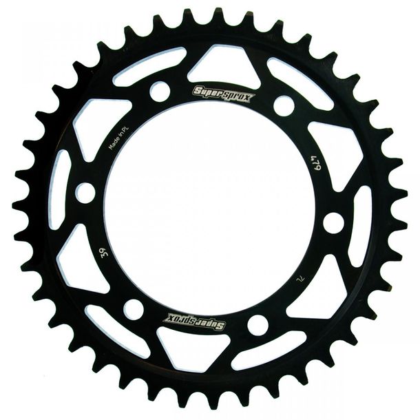 Supersprox 530 LK 130.0mm Ø 110mm 39T 6-hole steel sprocket black