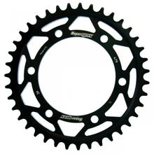Pignone in acciaio Supersprox 530 LK 130,0 mm Ø 110 mm 39T a 6 fori nero