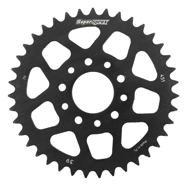 Kettenrad Supersprox 530 LK 60,0mm Ø 40mm 39Z 5-Loch Stahl schwarz