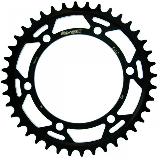 Kettenrad Supersprox 530 LK 140,0mm Ø 121mm 40Z 6-Loch Stahl schwarz