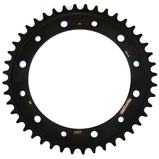 Kettenrad Supersprox 530 LK 176,0mm Ø 154mm 44Z 6-Loch Stahl schwarz