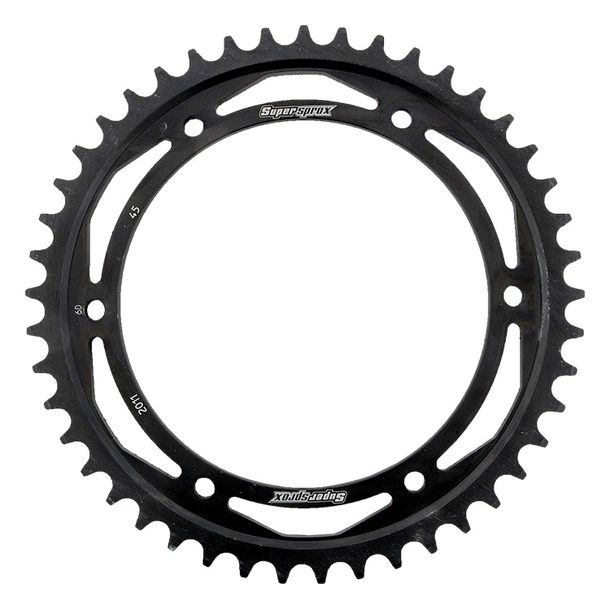 Supersprox 530 LK 176.0 mm diameter 155 mm 45T 6-hole steel chain wheel black