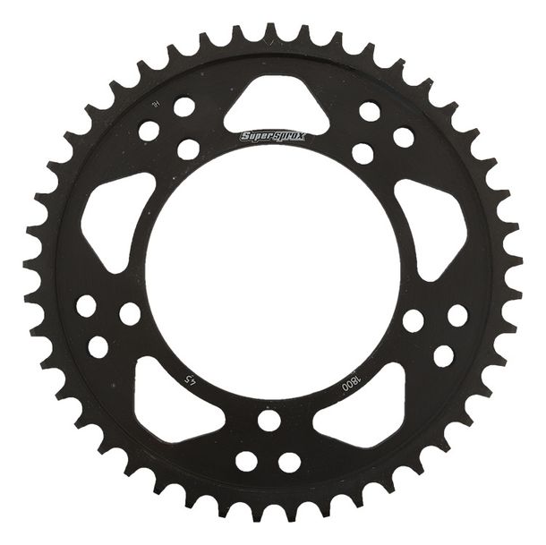 Pignon acier 5 trous Supersprox 530 LK 140.0mm Ø 120mm 45Z noir