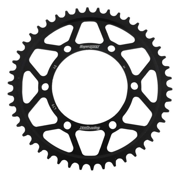 Supersprox 530 LK 130.0mm Ø 110mm 46T 6-hole steel sprocket black