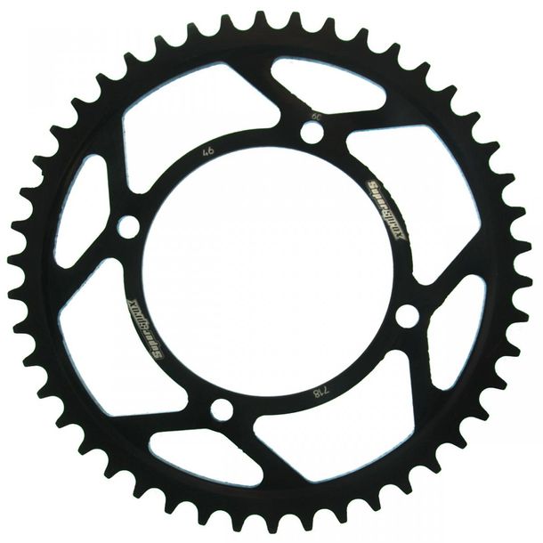 Kettenrad Supersprox 530 LK 134,0mm Ø 115mm 46Z 4-Loch Stahl schwarz