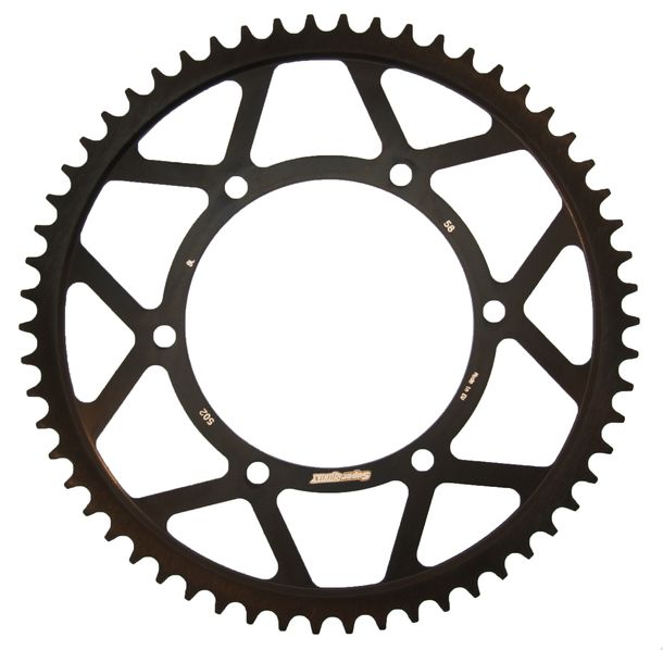 Kettenrad Supersprox 530 LK 160,0mm Ø 140mm 58Z 6-Loch Stahl schwarz