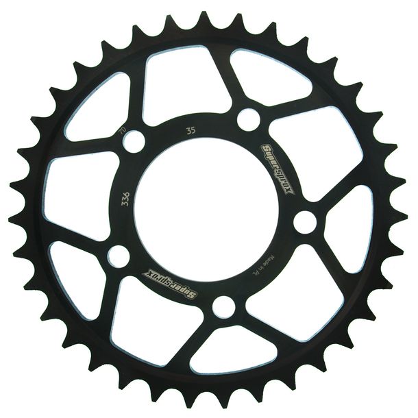 Supersprox 630 LK 110.0mm Ø 80mm 35T 5-hole steel sprocket black