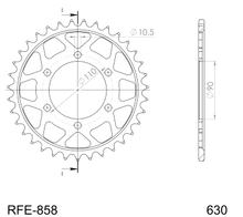 Kettingtandwiel Supersprox 630 LK 110,0mm Ø 90mm 35 tanden 6-gats staal zwart