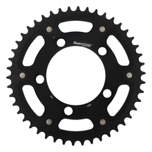 Pignon Supersprox Stealth LK 124,0 mm Ø 101 mm 46Z 5 trous en aluminium/acier noir