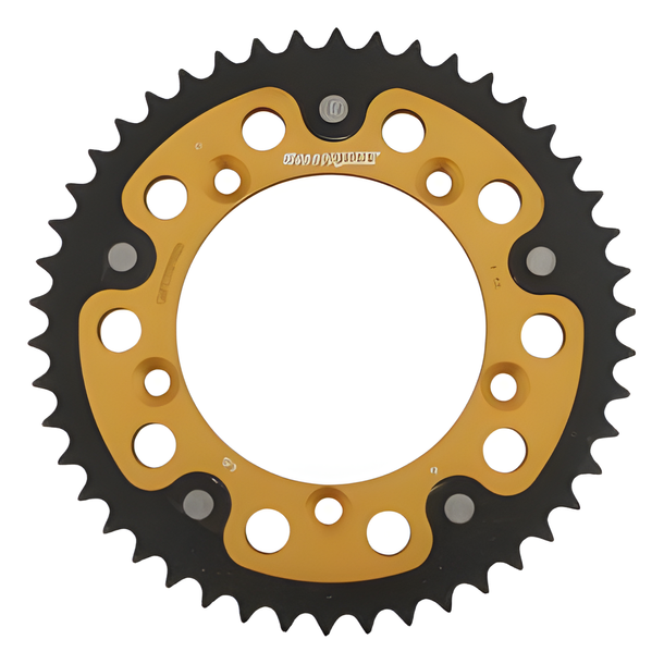 Supersprox Stealth 420 LK 115.0mm diameter 98mm 46T 5-hole aluminium/steel gold