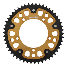 Ozubené kolo řetězu Supersprox Stealth 420, rozteč 115,0mm, průměr 98mm, 50 zubů, 5 děr, hliník / ocel, zlatá