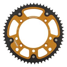 Rueda de cadena dorada Supersprox Stealth 420 LK 130,0 mm Ø 110 mm 55Z de 4 orificios