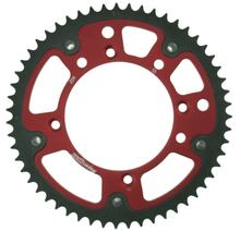 Piñón rojo de aluminio/acero Supersprox Stealth 420 LK 130,0 mm Ø 110 mm 55Z