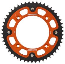 Kettingtandwiel Supersprox Stealth 428 LK 132,0mm Ø 110mm 50 tanden 4-gaats Aluminium / Staal oranje
