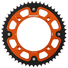 Tandwiel Supersprox Stealth 428 LK 132,0mm Ø 110mm 51T 4-gaats Aluminium / Staal oranje