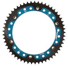 Kettingtandwiel Supersprox Stealth 428 LK 175,0mm Ø 152mm 53 tanden 6-gats Aluminium / Staal blauw