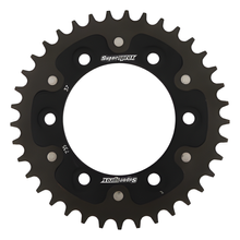 Kettenrad Supersprox Stealth 520 LK 124,0mm Ø 100mm 37Z 6-Loch Aluminium / Stahl schwarz