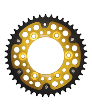 Kettenrad Supersprox Stealth 520 LK 124,0mm Ø 100mm 38Z 6-Loch Aluminium / Stahl gold