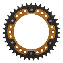 Catena Supersprox Stealth 520 LK 153,0 mm diametro 125 mm 39 Z 6 fori in alluminio/acciaio dorato