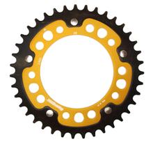 Zębatka łańcuchowa Supersprox Stealth 520 rozstaw śrub 138,0mm średnica 112mm 39 zębów 5 otworów aluminium / stal złoty