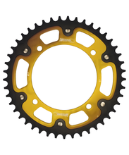Rueda de cadena dorada Supersprox Stealth 520 LK 145,0 mm Ø 125 mm 40Z de 4 orificios en aluminio y acero