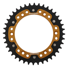 Supersprox Stealth 520 LK 150,0 mm Ø 130 mm 40Z Pignone dorato a 6 fori in alluminio/acciaio
