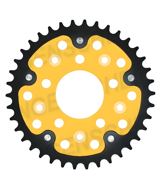 Kettenrad Supersprox Stealth 520 LK 108,0mm Ø 62mm 40Z 5-Loch Aluminium / Stahl gold