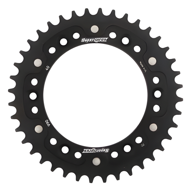 Kettenrad Supersprox Stealth 520 LK 150,0mm Ø 125mm 40Z 6-Loch Aluminium / Stahl schwarz
