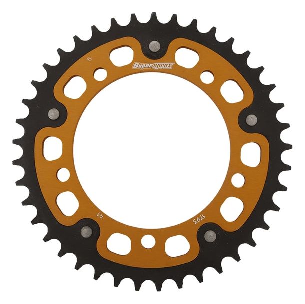 Supersprox Stealth 520 LK 140,0 mm Ø 120 mm 41Z Aluminio/acero dorado con 5 orificios
