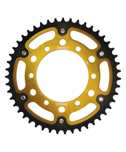Supersprox Stealth 520 LK 130,0 mm Ø 110 mm 41Z Pignone dorato a 6 fori in alluminio/acciaio