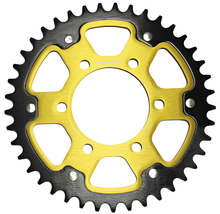 Supersprox Stealth 520 LK 100,0 mm Ø 80 mm 41T Pignone dorato a 6 fori in alluminio/acciaio