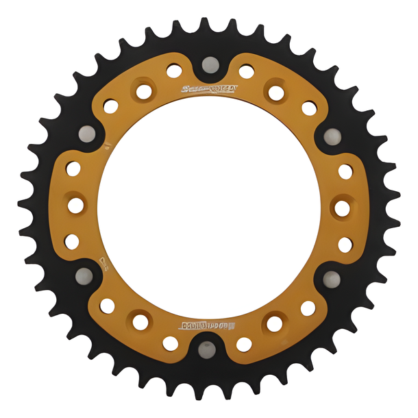 Supersprox Stealth 520 LK 150,0 mm Ø 125 mm 41Z Aluminio/acero dorado con 6 orificios