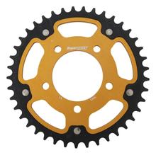 Kettenrad Supersprox Stealth 520 LK 100,0mm Ø 76mm 41Z 5-Loch Aluminium / Stahl gold