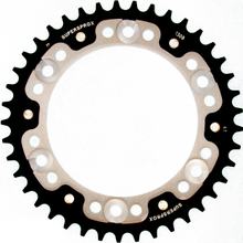 Pignon Supersprox Stealth 520 LK 160.0mm Ø 134mm 41Z 6 trous en aluminium/acier argenté