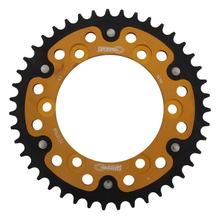 Chaîne Supersprox Stealth 520 LK 140,0 mm Ø 120 mm 43T à 6 trous en aluminium/acier doré