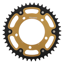Kettenrad Supersprox Stealth 520 LK 120,0mm Ø 100mm 43Z 5-Loch Aluminium / Stahl gold
