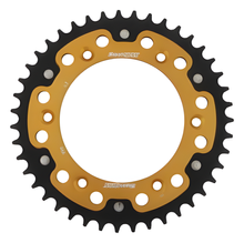 Kettenrad Supersprox Stealth 520 LK 150,0mm Ø 125mm 43Z 6-Loch Aluminium / Stahl gold