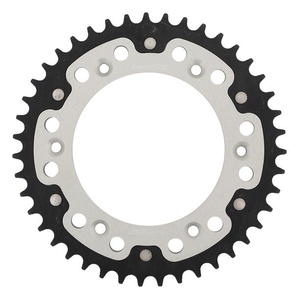 Supersprox Stealth 520 LK 153.0 mm Ø 125 mm 43T 6-hole aluminium/steel silver sprocket
