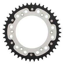 Kettenrad Supersprox Stealth 520 LK 153,0mm Ø 125mm 43Z 6-Loch Aluminium / Stahl silber